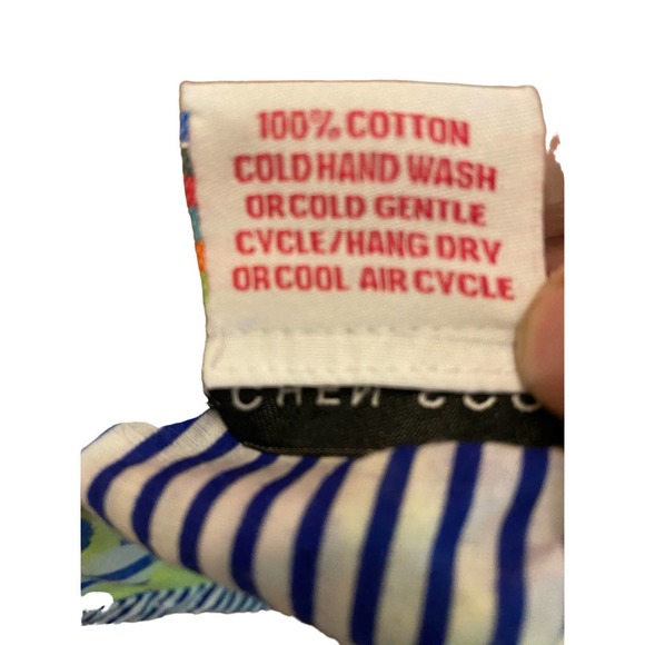 Gretchen Scott‎ • Batik Aztec Bright Blue Green White Tunic Shirt Dress, large - Picture 9 of 10